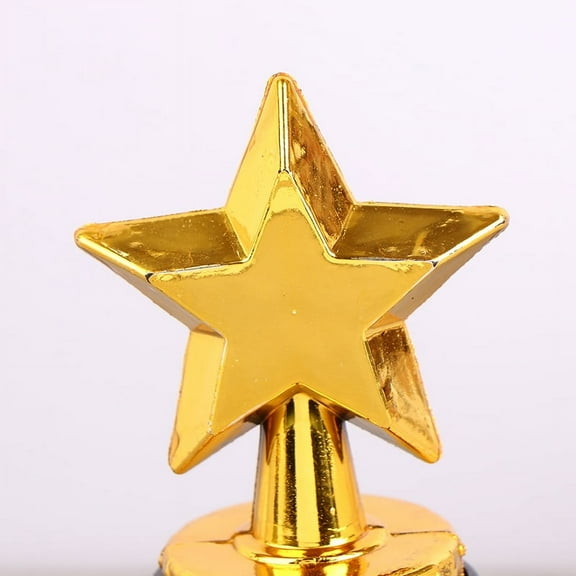 1Pcs Mini Star Plastic Award Trophy Children Winner Trophies For Kids Competition Reward Prize Parties Favors