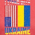 thumbnail image 3 of CafePress - I Stand With Ukraine Support Ukrainian Ame T Shirt - Womens Tri-blend T-Shirt, 3 of 4