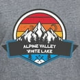 thumbnail image 3 of CafePress - Alpine Valley White Lake Michigan T Shirt - Women's V-Neck Dark T-Shirt, 3 of 4