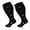 Black Heart, variant on Vorkoi Plus Size Compression Socks Wide Calf for Women & Men 20-30 mmhg-Extra Wide Calf Knee High Support Socks for Nurse