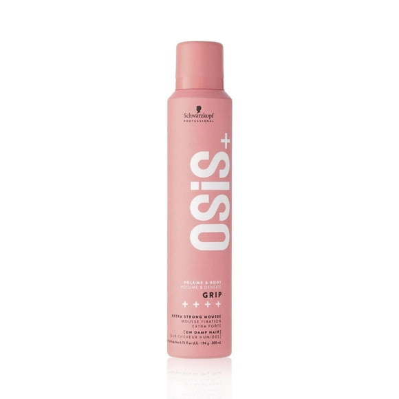 Espuma de Fijación Extrafuerte Osis Grip Natural con Protección Térmica y Control de Frizz