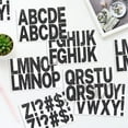 thumbnail image 3 of Neasyth 24 Sheets Letter Stickers 2.5 inch Large Glitter Alphabet Stickers Big Font for Bulletin Poster Board Mailbox Crafts (Black), 3 of 7