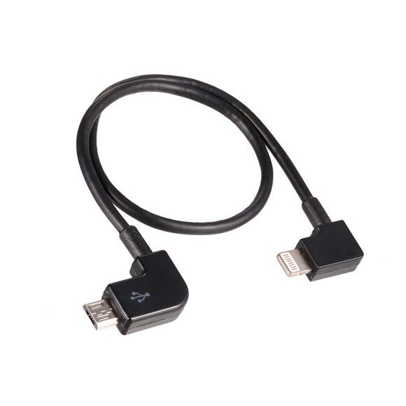 TFixol Micro USB to Lightning Remote Control Tablet Phone Data Converter Transfer Cable for Android iOS DJI Spark Mavic Pro