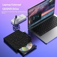 thumbnail image 4 of External DVDs Drive USB3.0 Type C Two Interfaces Portable CDs Burners For PC, 4 of 6