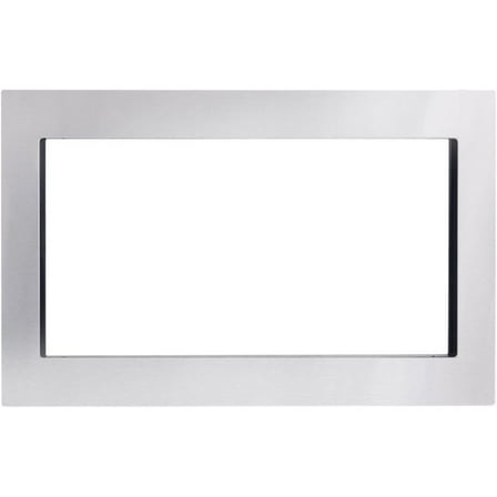 Maklaine 30" Built-in Stainless Steel Microwave Trim Kit in Silver
