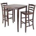 thumbnail image 1 of Inglewood 3pc table haute et tabourets à dossier, 1 of 9