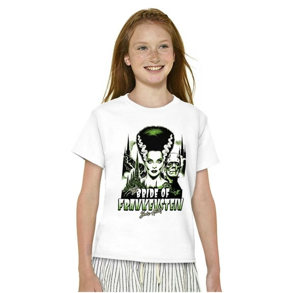Bride of Frankenstein Movie Poster Girls Kids T Shirt Tees Teen Brisco Brands S