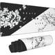 thumbnail image 1 of Alfombrilla de ratón de flor de cerezo blanco y negro, alfombrilla de escritorio extendida Sakura Death Life 80x30 cm, base de goma antideslizante, borde cosido, gran playmat Xl para juegos, lapto Afortunado Sencillez, 1 of 5