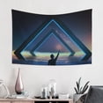 thumbnail image 2 of Fantasy Alien Tapestry, Illustration Style Wall Decor Home Decor Bedroom Living Room Dorm Tapestry Room Wall Hanging 60 x 40 inches, 2 of 7