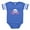 Royal Blue, variant on CafePress - Pink Pirate - Cute Infant Baby Football Bodysuit