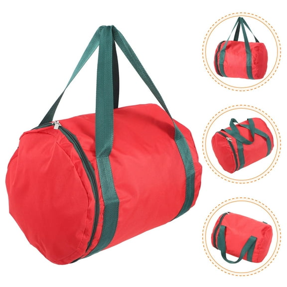 Supvox Red Oxford Cloth Christmas Light Storage Bag with Handles for Easy Carrying