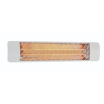 Eurofase Heating - 5000 Watt Electric Infrared Dual Element Heater-480 Voltage-White Finish-Clover Decorative Fascia