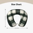 thumbnail image 5 of Travel Pillow Memory Foam, Head Neck Support Airplane Pillow For Traveling, Car, Home, Travel Neck Flight Pillow 12 Inches Springgreen Buffalo Plaid Check Tartan Scotland_41650_2, 5 of 8