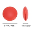 thumbnail image 4 of Unique Bargains 5 Pair Eyeglass Temple Tips Round Pattern Anti-slip Ear Hooks 0.55"x0.55"x0.12" Red, 4 of 5