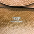 thumbnail image 3 of Pre-Owned Hermes Hermès Bastia Coin Case, Porte-Monnaie Bastia, Gold, Camel Brown,... (Good), 3 of 3