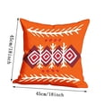 thumbnail image 2 of Boho Pillow Covers 18x18,Brown Throw Pillow Covers Outdoor Decorative Linen Pillow Covers for Couch Bed Sofa Cushion Boho Pillowcases, 2 of 5