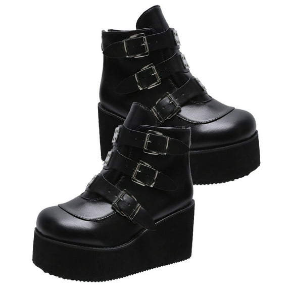 WRITWAA Women Ankle Boots Round Toe Booties Comfortable Casual Fashion Footwear 1 Pair