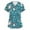 BlueC_03#829A, variant on Garbnen Scrub Tops Christmas Womens Scrub Tops Stretchy Short Sleeve V Neck Navidad Print Nurse Uniform with Pockets