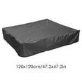 thumbnail image 2 of GadgetVLot Sandbox Cover, Oxford Cloth, 120x120cm, Green, Portable Sandpit Canopy, 2 of 9