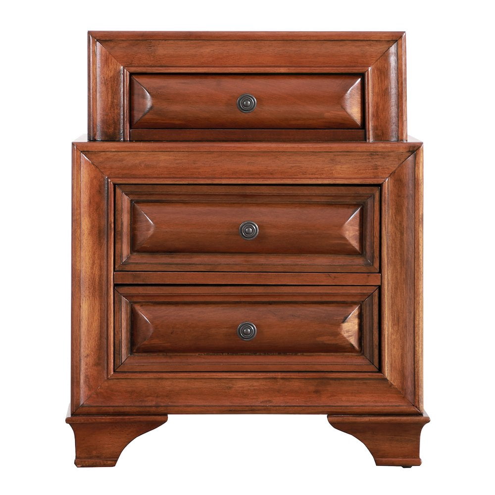 Glory Furniture LaVita Nightstand in Oak Color