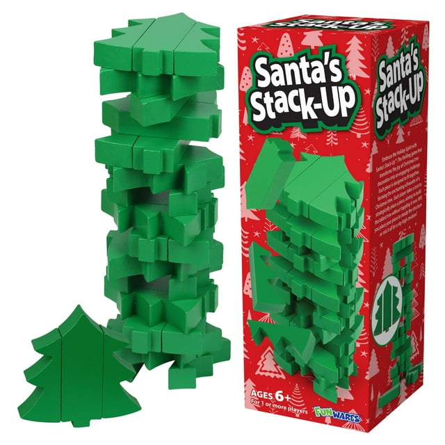 Juego de mesa Funwares Santa's Stack-Up Wooden