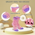 thumbnail image 2 of Skibeaut Girls Socks, Mid Calf Crew Socks 6 Pairs for Active Girls Boys Toddler Children 1-14 Years Old, 2 of 5