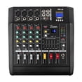 thumbnail image 1 of DJ Au-dio Mixer Amplifier DJ Controller Sound Mixer 600wx2 16 Bit DSP Effect 4 Channel for Party Performance Computer Stage, 1 of 6