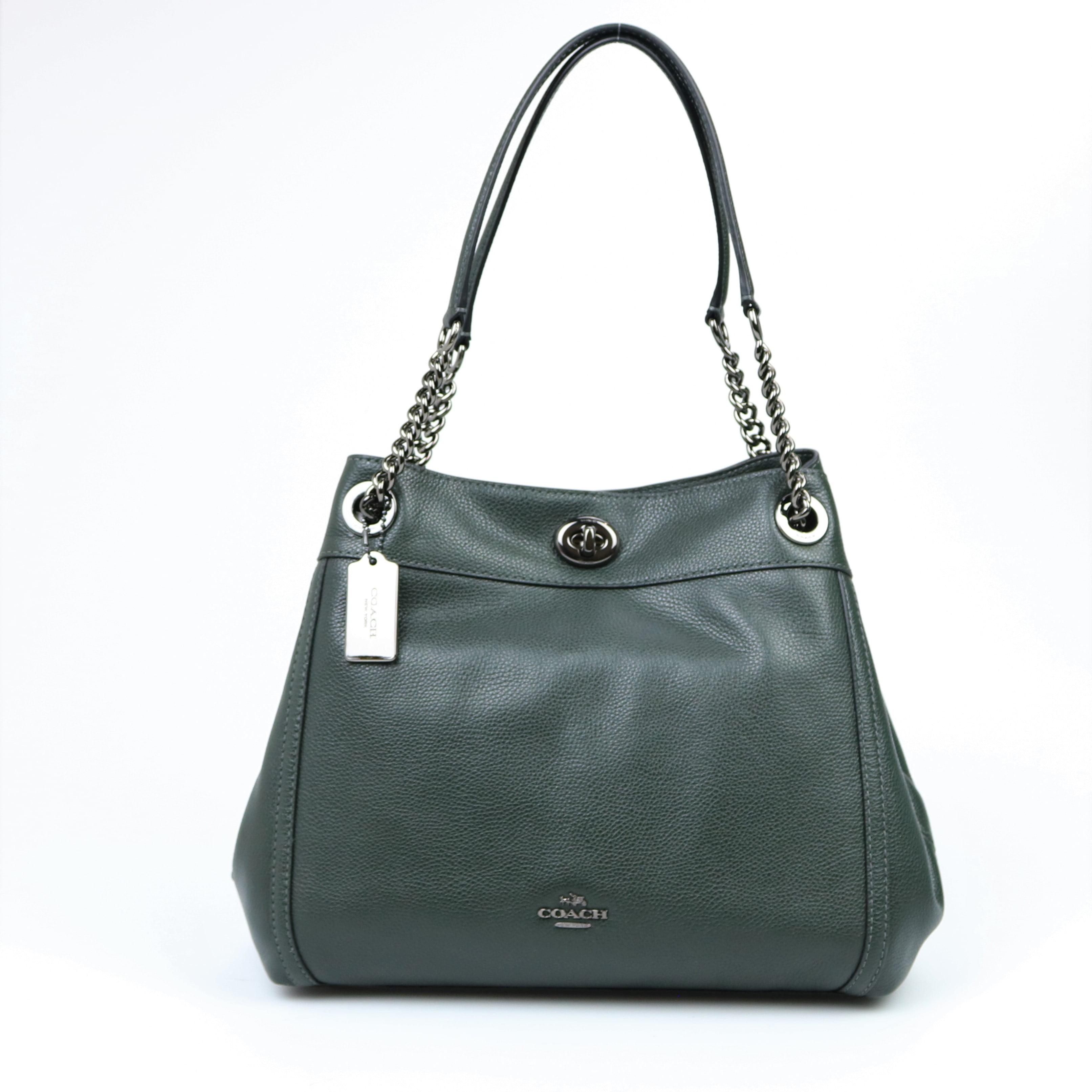 coach turnlock edie shoulder bag