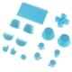 thumbnail image 4 of Kit completo de modificación de botones JDM-040 D-Pad Trigger LT RT LB RB para PS4 Pro Controller Sky Blue Sunnimix L1 L2 R1 R2 Botones táctiles, 4 of 8