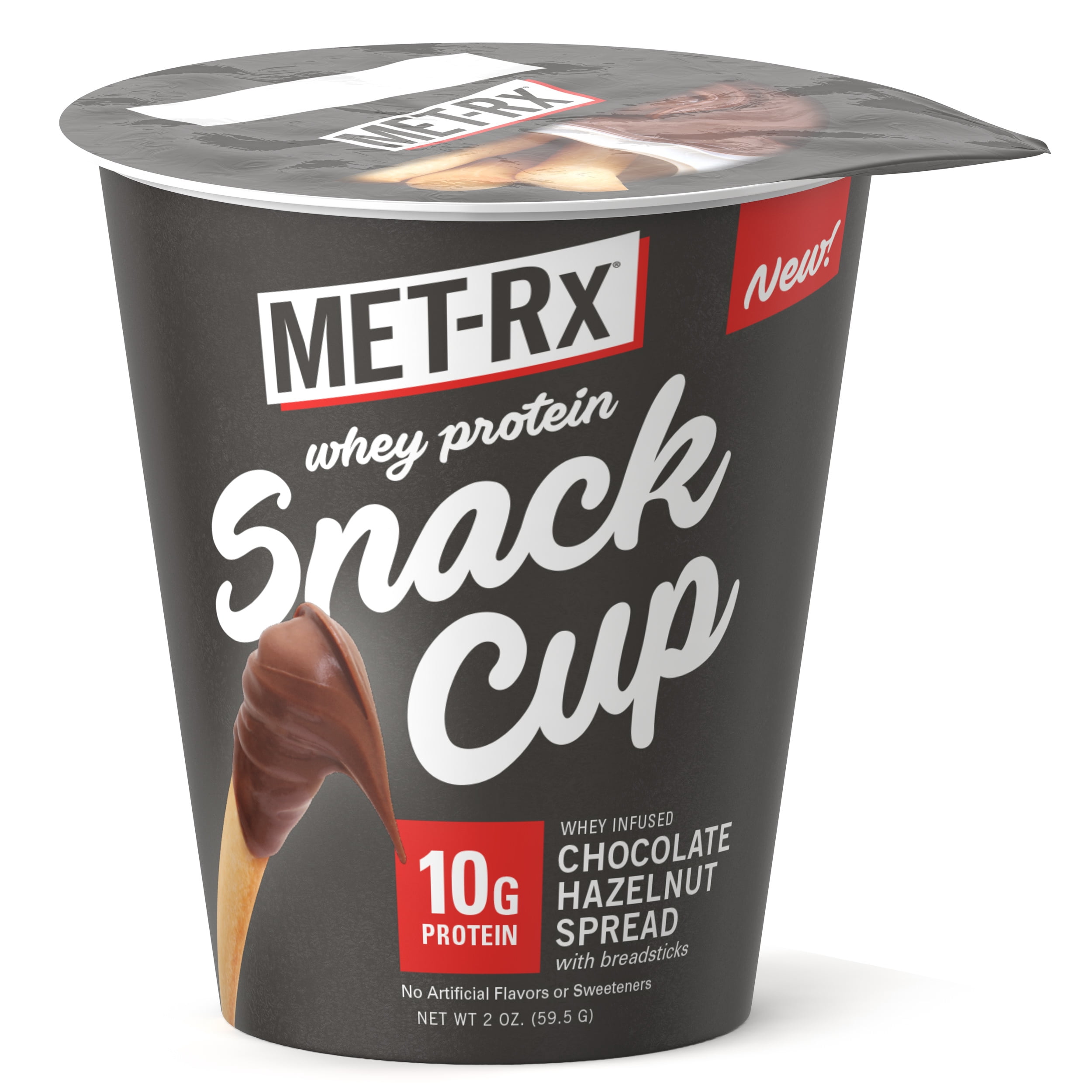 MET-Rx Whey Protein, Other, Chocolate Hazelnut,4 Oz, 2 Count
