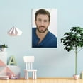 thumbnail image 4 of Chris Evans American Hot Actor Poster Artworks Canvas Poster Room Aesthetic Wall Art Prints Home Modern Decor Gifts 24x36inch(60x90cm), 4 of 6