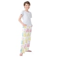thumbnail image 4 of FORMRS Kids Pajama Pants with Pockets Size 6-8Y Boys Lounge Sleep Bottoms, Colorful Gummy Bears Pattern, 4 of 8