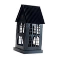 thumbnail image 2 of deevoka House Candle Holder Decorative Tea Light Lantern for Shelf Party Living Room Black Small, 2 of 9