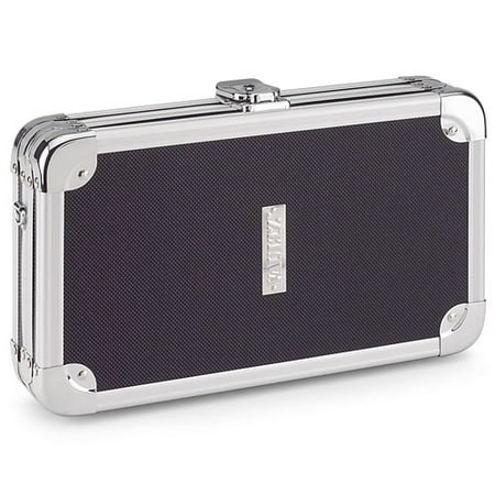 UPC 826030011379 product image for VAULTZ  VZ01137 LOCKING 48 CAPACITY CD WALLET  SILVER BLACK | upcitemdb.com