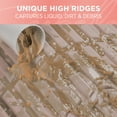 thumbnail image 3 of Dark Beige Car Floor Mats - Deep Dish Rubber Car Mats, All Weather Floor Liners for Cars SUV Trucks, Cute Automotive Floor Mats, 3 of 10