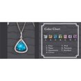 thumbnail image 1 of Ivy Lane Design 56-2253/CLR Silver Clear Stone Earrings With Rhinestone Edge Large Drop Pendant, 1 of 1
