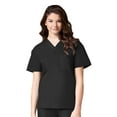 thumbnail image 2 of Maevn Core Unisex V-Neck Scrub Top & Unisex Seamless Scrub Pant Set, 2 of 5