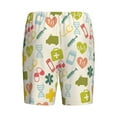 thumbnail image 5 of Fotbe Medical Icons Pajama Shorts for Men, Men's Pajama Bottoms, Sleepwear,Short Pajama Pants-Small, 5 of 9