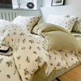 thumbnail image 1 of Korean Bed Sheet Set  Foam Cotton Small Floral Four Piece Set Dormitory Bed Three Piece Set Quilt Set, 1 of 7