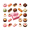 8A, variant on Cute Stickers Food Stationery Sticker Japanese Decals for Luggage Suitcase Phone