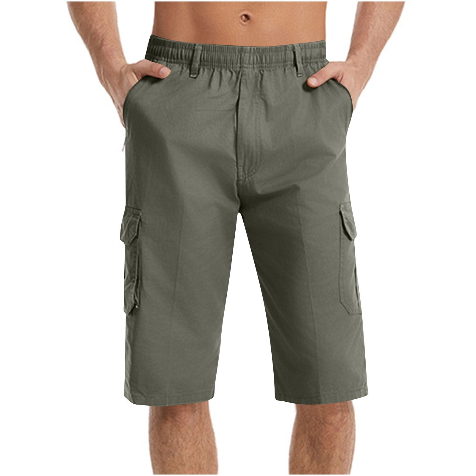 Mens Cargo Stretch Shorts Men's Cargo Shorts, Men's Summer Casual - Main Image
