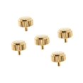 thumbnail image 4 of Baohd 5PCS Steel Watch Crown Golden Gold 6mm, 4 of 6