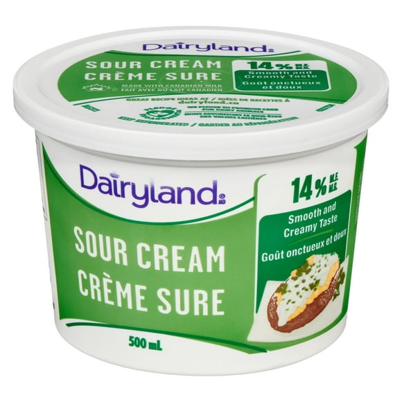 Dairyland 14% Sour Cream, 500 mL