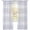 Purple, Lilac, White, variant on Buffalo Plaid Sheer Curtains 84 Inches Long, Sand Beige Cream Farmhouse Striped Minimalist Light Filtering Window Curtains for Living Room, Rod Pocket Voile Chiffon Drapes, 52"W x 84"L, 2 Panels