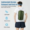 thumbnail image 3 of COWIN Sleeping Bags for Adults Backpacking Lightweight Waterproof 41℉-59℉ for Camping Hiking Outdoor Travel with Compression Bags 3.52lb , Military Green, 3 of 8