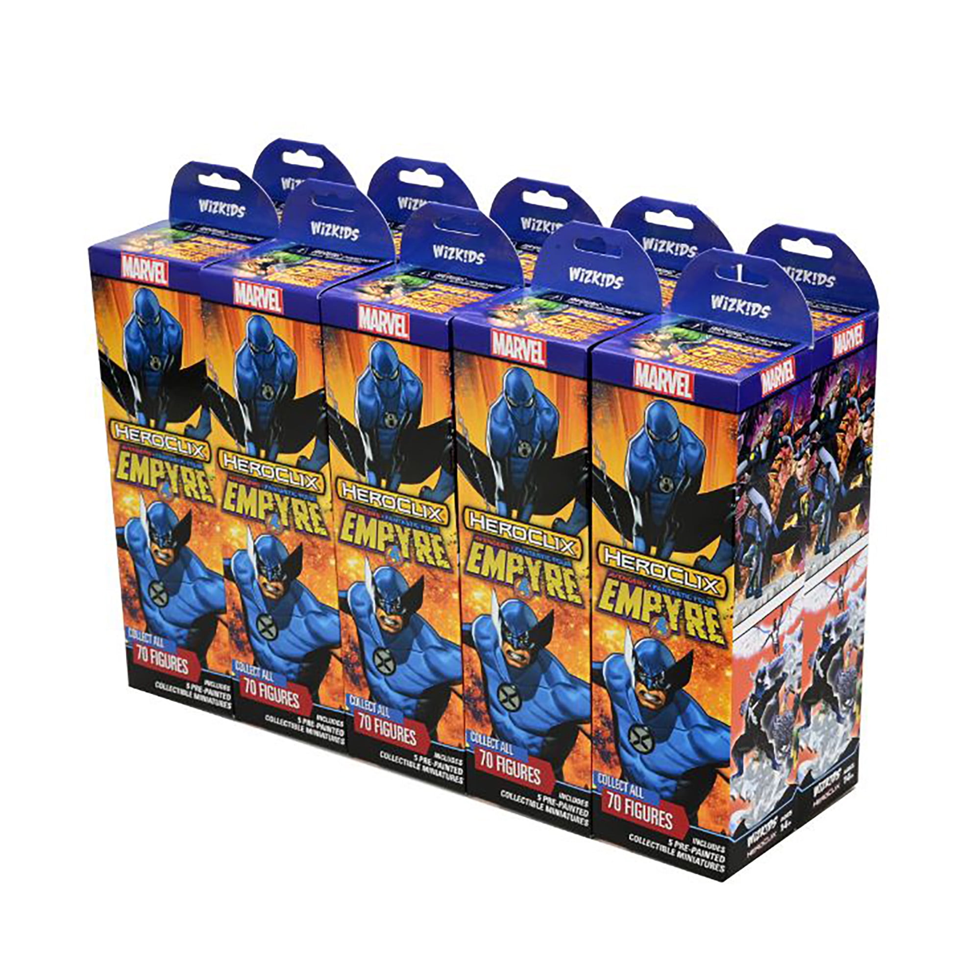 Marvel HeroClix: Avengers Fantastic Four Empyre Booster Brick - 50 Miniatures, WizKids, Randomly Assorted, Pre-painted, RPG