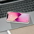 thumbnail image 2 of Case Compatible with IPhone 14 Plus 6.7 Inches, Straight Edge Fine Hole Soft Liquid Silica Gel Military Grade Shockproof Fingerprint Protection(White), 2 of 14