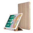 thumbnail image 1 of Leather Case For Ipad 9.72018&2017 Gold, 1 of 5