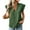 Green, variant on Rayon Tops Ruffle Fly Sleeves Dressy Casual Blouses for Women Summer Trendy V Neck Sleeveless Loose Fit Tank Top Shirt (XL, Green)