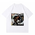 thumbnail image 1 of Camisetas de gran tamaño para hombre, camisa informal con estampado gráfico Vintage de rapero, 100% algodón, ropa de calle de hip hop, Top corto Unisex, 1 of 4